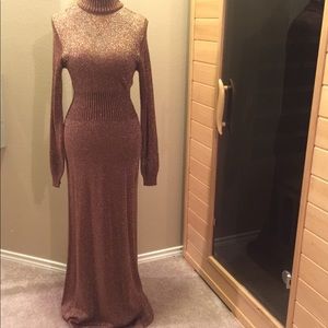 VINTAGE gold dress